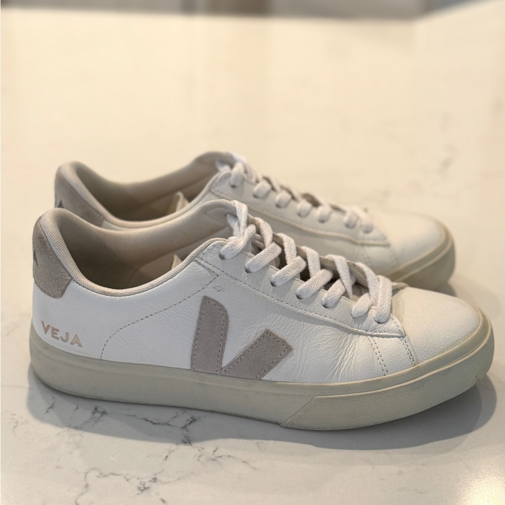 Veja Campo Leather White Natural Sneakers